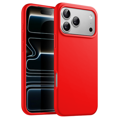 Husa Soft Silicone - iPhone 17 Pro Max - Red