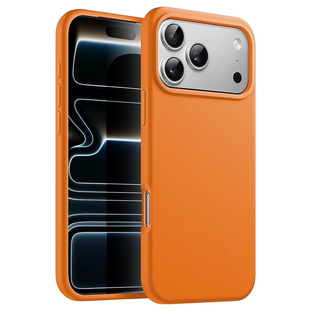 Husa Soft Silicone - iPhone 17 Pro Max - Nectarine