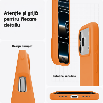 Husa Soft Silicone - iPhone 17 Pro Max - Nectarine