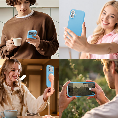 Husa Soft Silicone - iPhone 17 Pro - Cadet Blue