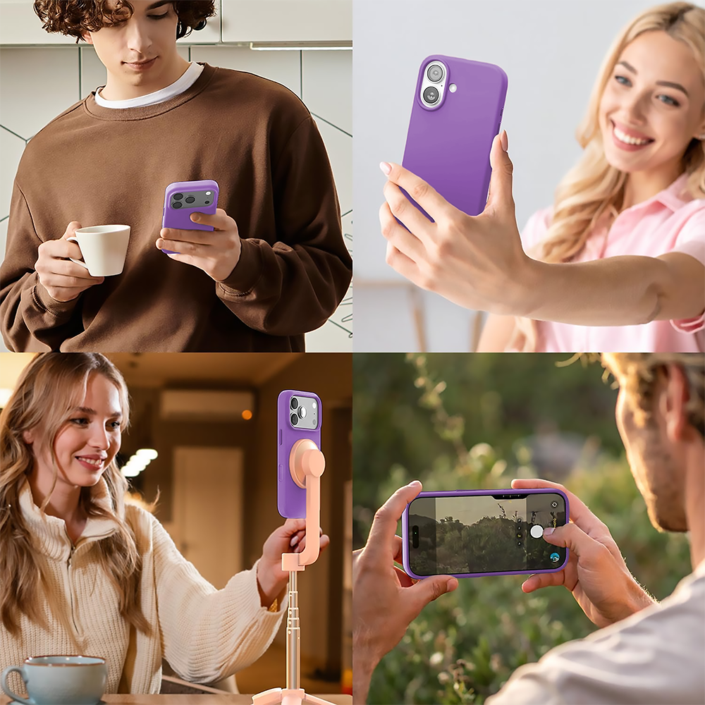 Husa Soft Silicone - iPhone 17 Pro - Light Purple