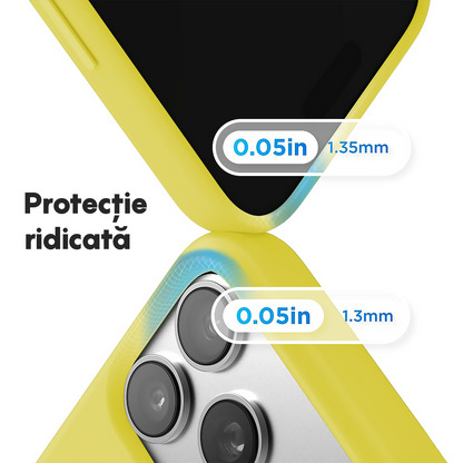 Husa Soft Silicone - iPhone 17 Pro - Yellow