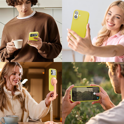 Husa Soft Silicone - iPhone 17 Pro - Yellow