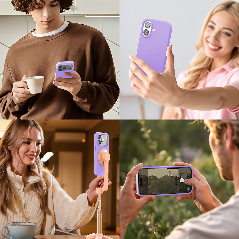 Husa Soft Silicone - iPhone 17 Pro - Light Lilac