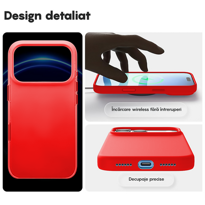 Husa Soft Silicone - iPhone 17 Pro - Red