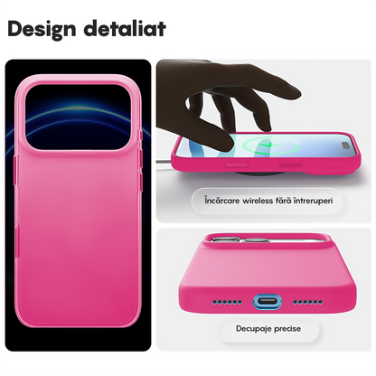Husa Soft Silicone - iPhone 17 Pro - Fuchsia