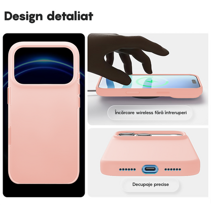 Husa Soft Silicone - iPhone 17 Pro - Pink Sand
