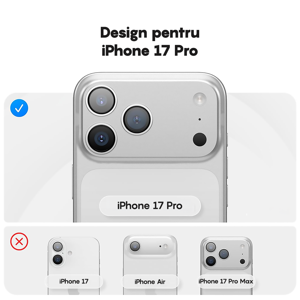 Husa Soft Silicone - iPhone 17 Pro - Midnight Blue