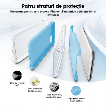 Husa Soft Silicone - iPhone 7/8/SE2 - Cadet Blue