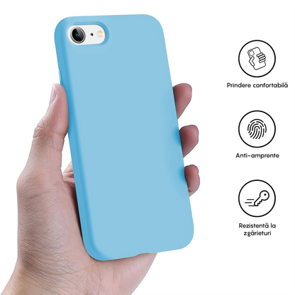 Husa Soft Silicone - iPhone 7/8/SE2 - Cadet Blue