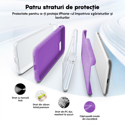 Husa Soft Silicone - iPhone 7/8/SE2 - Light Purple
