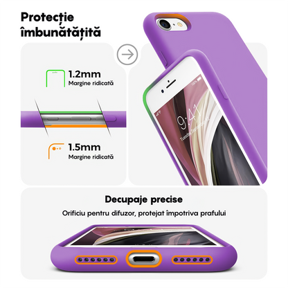 Husa Soft Silicone - iPhone 7/8/SE2 - Light Purple