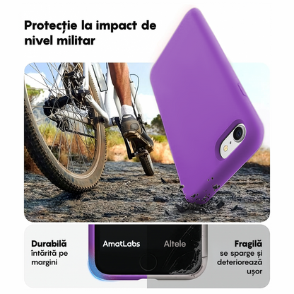 Husa Soft Silicone - iPhone 7/8/SE2 - Light Purple