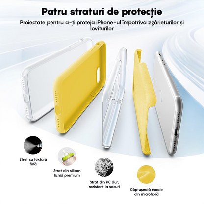 Husa Soft Silicone - iPhone 7/8/SE2 - Yellow