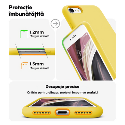 Husa Soft Silicone - iPhone 7/8/SE2 - Yellow