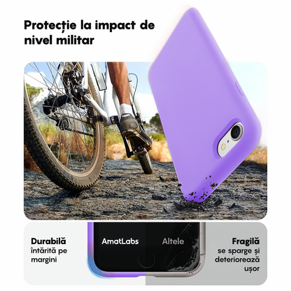Husa Soft Silicone - iPhone 7/8/SE2 - Light Lilac