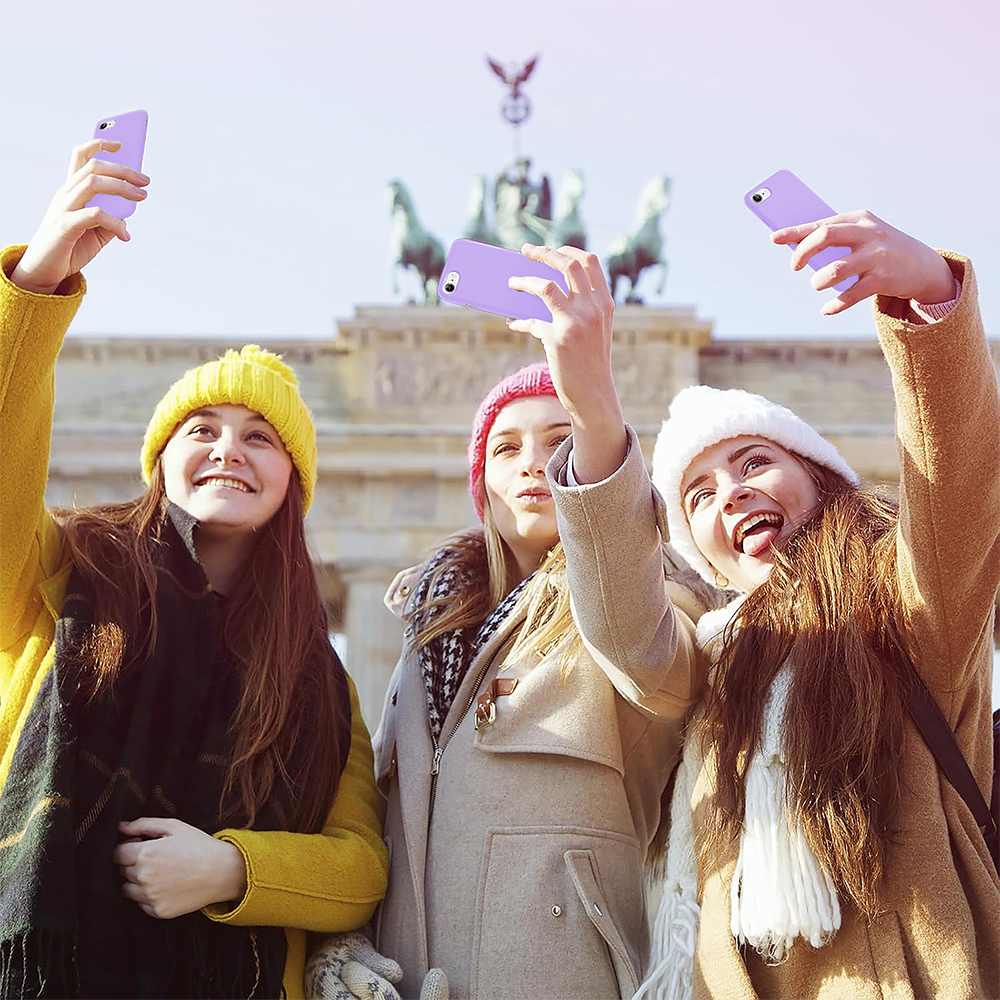 Husa Soft Silicone - iPhone 7/8/SE2 - Light Lilac