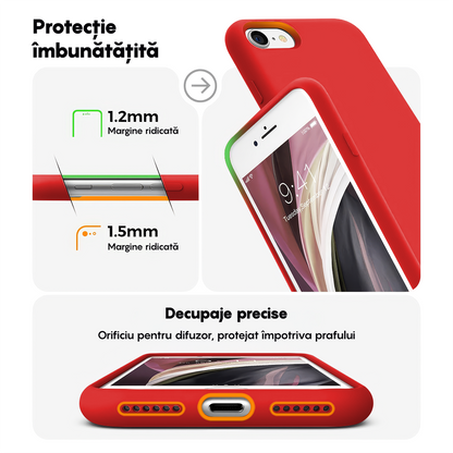 Husa Soft Silicone - iPhone 7/8/SE2 - Red