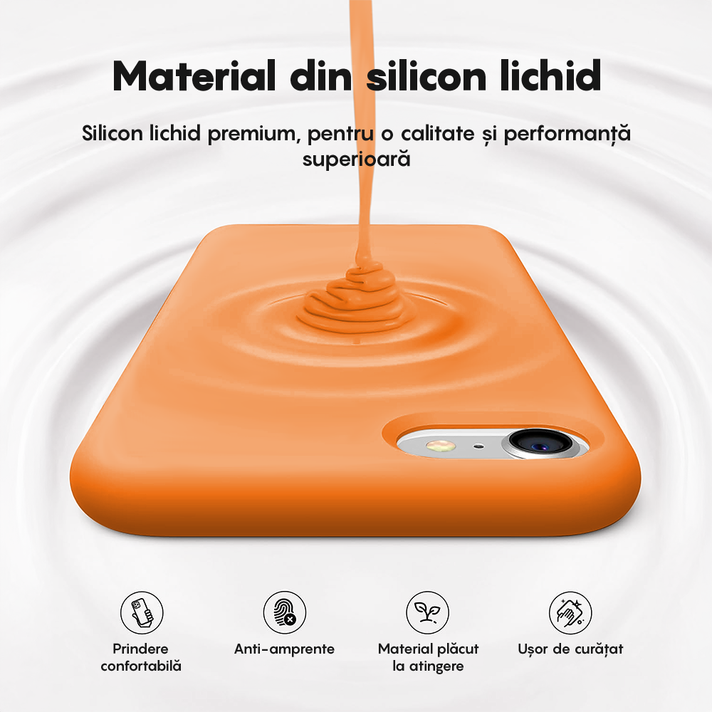 Husa Soft Silicone - iPhone 7/8/SE2 - Nectarine
