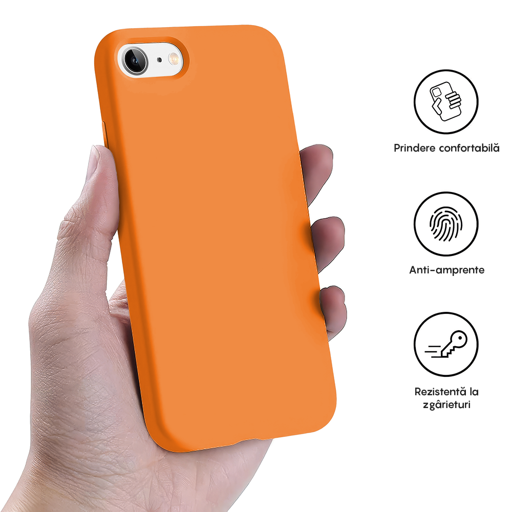 Husa Soft Silicone - iPhone 7/8/SE2 - Nectarine