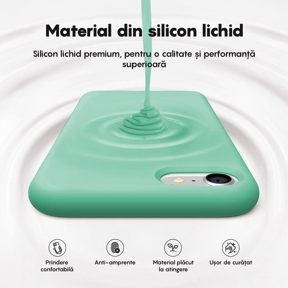 Husa Soft Silicone - iPhone 7/8/SE2 - Webster Green