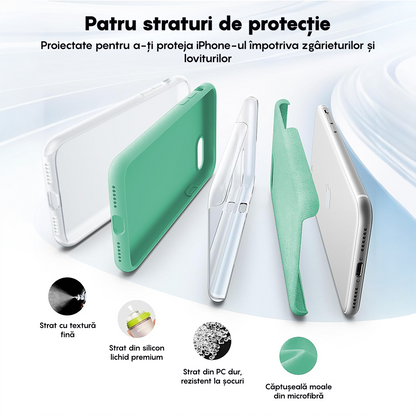 Husa Soft Silicone - iPhone 7/8/SE2 - Webster Green