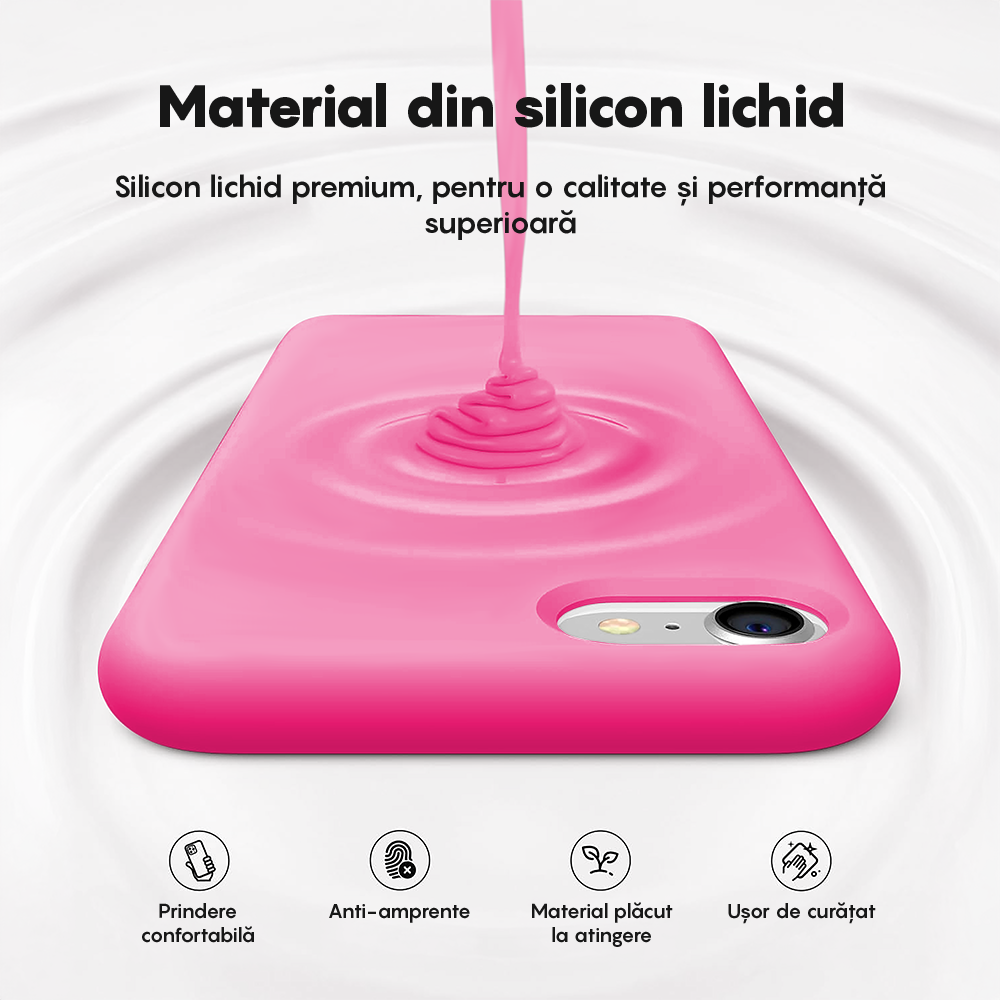 Husa Soft Silicone - iPhone 7/8/SE2 - Fuchsia