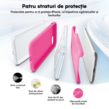 Husa Soft Silicone - iPhone 7/8/SE2 - Fuchsia