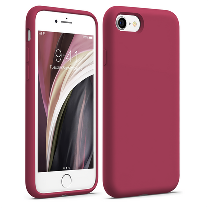 Husa Soft Silicone - iPhone 7/8/SE2 - Burgundy
