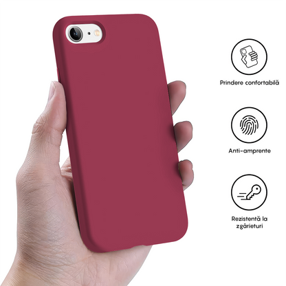 Husa Soft Silicone - iPhone 7/8/SE2 - Burgundy