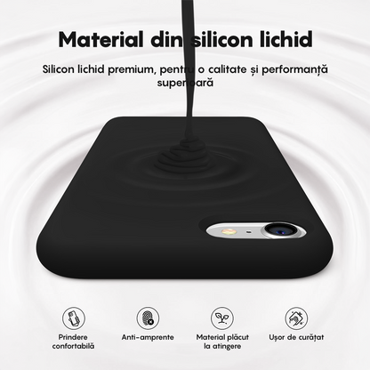 Husa Soft Silicone - iPhone 7/8/SE2 - Negru