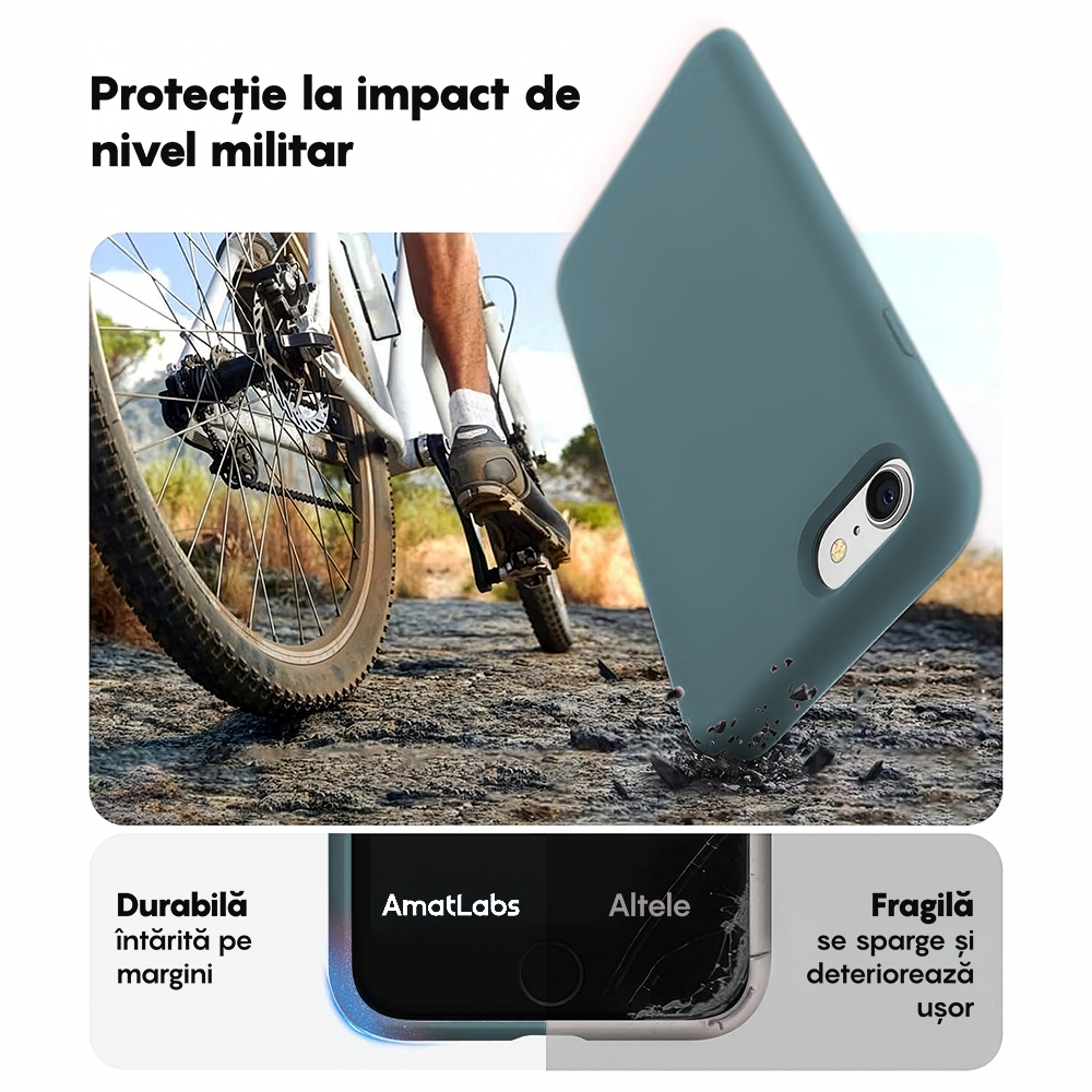 Husa Soft Silicone - iPhone 7/8/SE2 - Midnight Blue