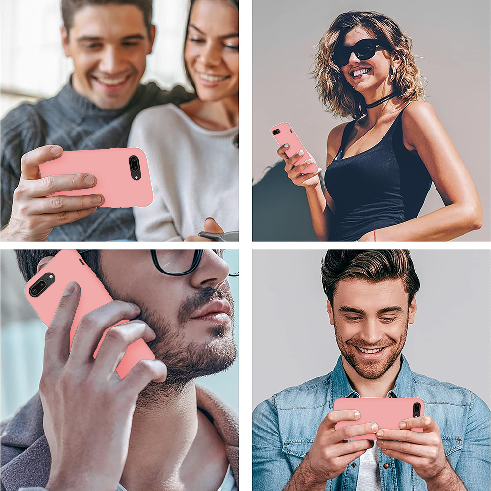 Husa Soft Silicone - iPhone 7 Plus/8 Plus - Roz