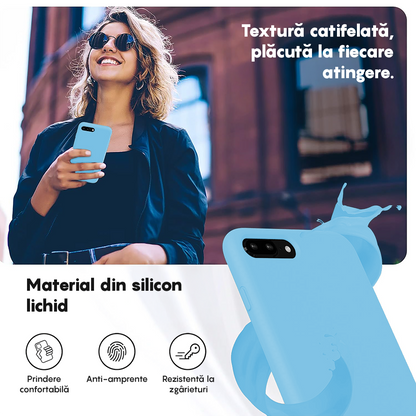 Husa Soft Silicone - iPhone 7 Plus/8 Plus - Cadet Blue