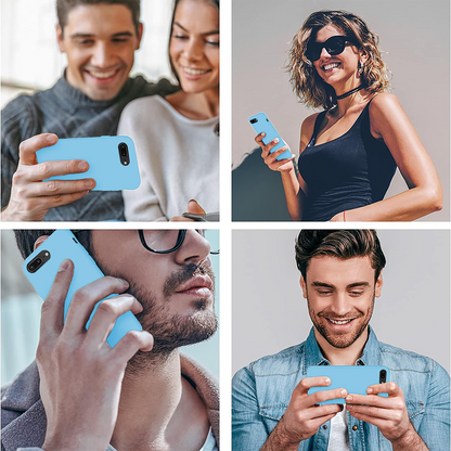 Husa Soft Silicone - iPhone 7 Plus/8 Plus - Cadet Blue