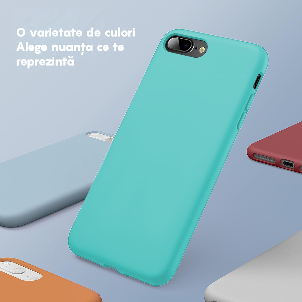 Husa Soft Silicone - iPhone 7 Plus/8 Plus - Turqoise