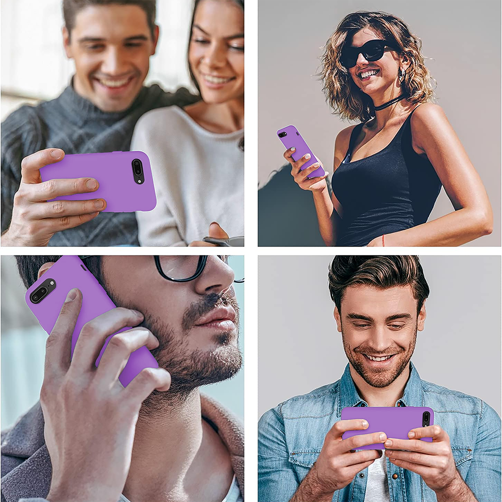 Husa Soft Silicone - iPhone 7 Plus/8 Plus - Light Purple