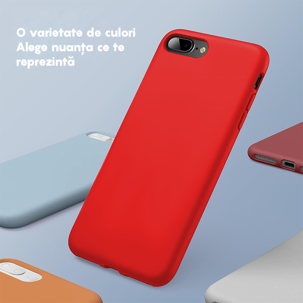 Husa Soft Silicone - iPhone 7 Plus/8 Plus - Red