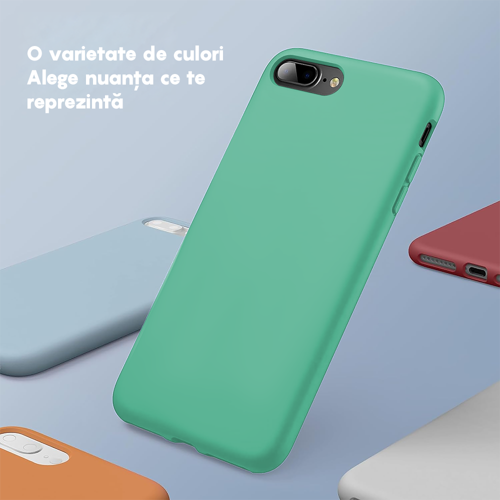 Husa Soft Silicone - iPhone 7 Plus/8 Plus - Webster Green