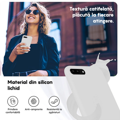 Husa Soft Silicone - iPhone 7 Plus/8 Plus - Alb