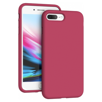 Husa Soft Silicone - iPhone 7 Plus/8 Plus - Burgundy