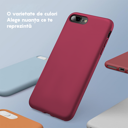 Husa Soft Silicone - iPhone 7 Plus/8 Plus - Burgundy