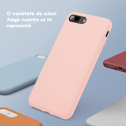 Husa Soft Silicone - iPhone 7 Plus/8 Plus - Pink Sand