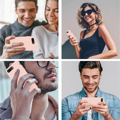 Husa Soft Silicone - iPhone 7 Plus/8 Plus - Pink Sand