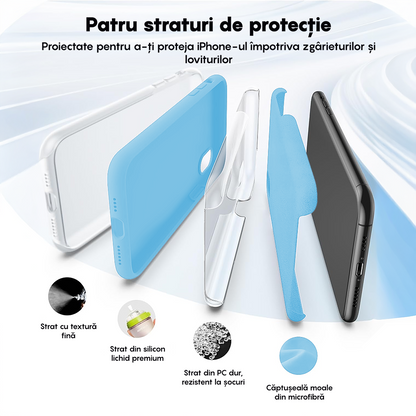 Husa Soft Silicone - iPhone XR - Cadet Blue