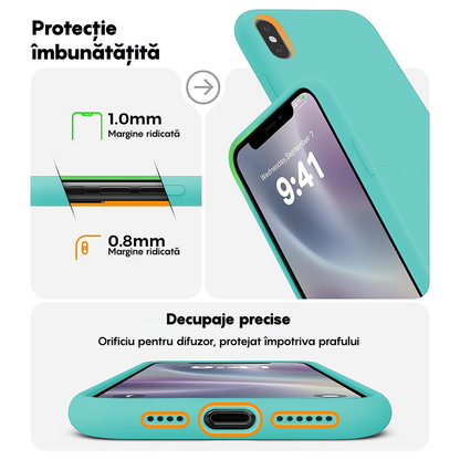 Husa Soft Silicone - iPhone XR - Turqoise