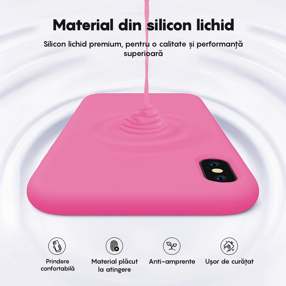 Husa Soft Silicone - iPhone XR - Fuchsia