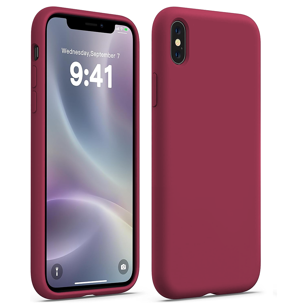 Husa Soft Silicone - iPhone XR - Burgundy