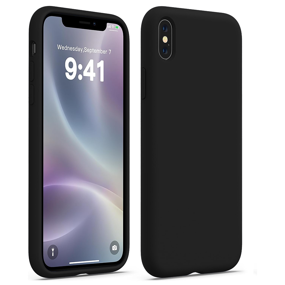 Husa Soft Silicone - iPhone XR - Negru