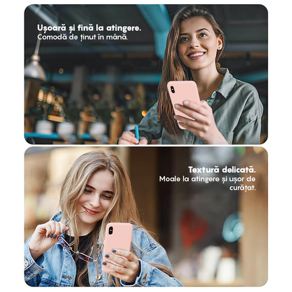 Husa Soft Silicone - iPhone XR - Pink Sand
